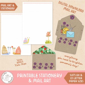Snail Mail Art and Stationery