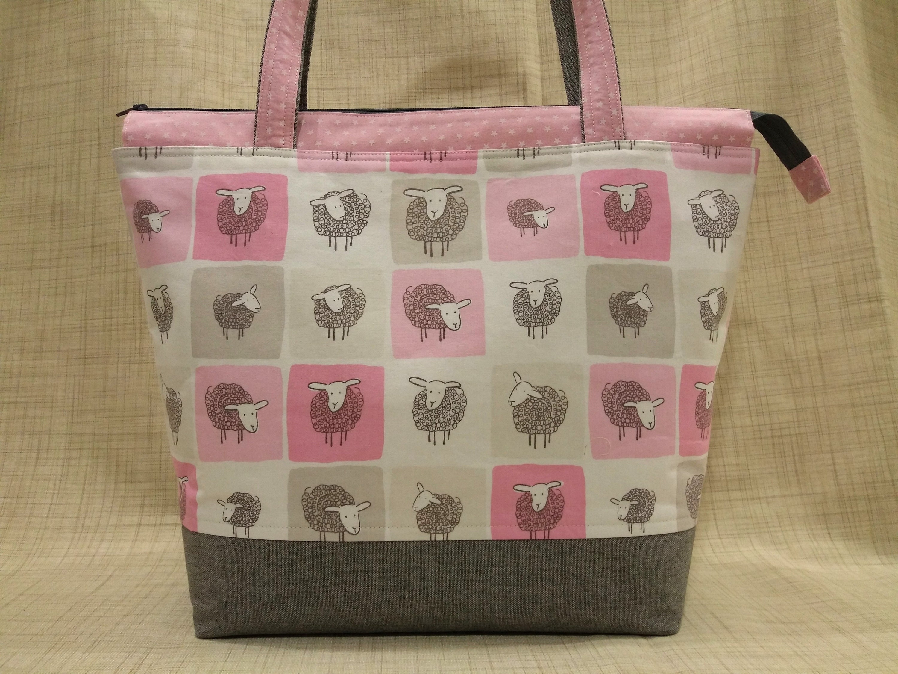 Large Zipper Project Bag Ready to Ship Big Size Knitting Etsy