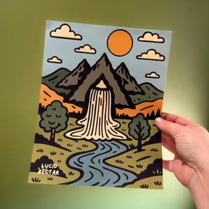 WAKAAN MUSIC FESTIVAL-inspired art print