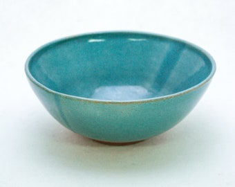Ceramic Breakfast Bowl | Turquoise