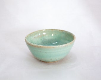 Small Ceramic Bowl | Green | Recycled Clay