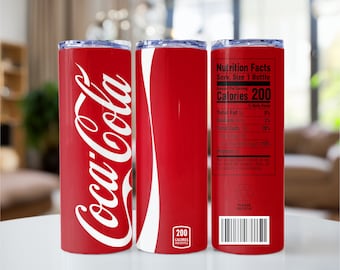 Soda Tumbler Design 20 Unzen Tumbler Wrap PNG Soda Tumbler | Soda Dose PNG | Sodadosenbecher | Soda Can Tumbler Wrap Sofort Download