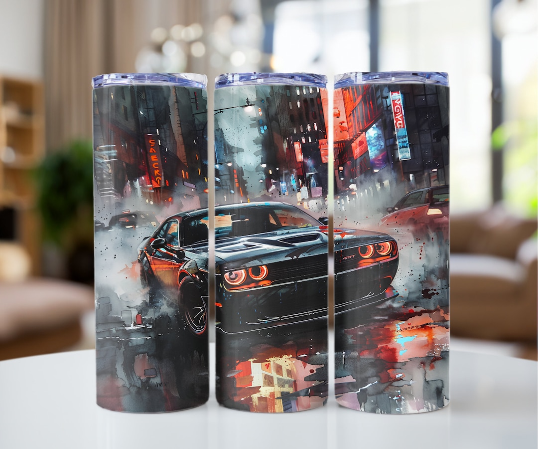 Shell Racing Tumbler Challenger 20oz Tumbler Sublimation Design PNG Muscle Car Tumbler Wrap ...