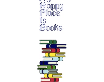 Happy Place Bookmark Downloadable Pattern