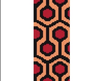 Instant Download Shining Carpet Bookmark Cross Stitch Pattern - Fun Craft Project
