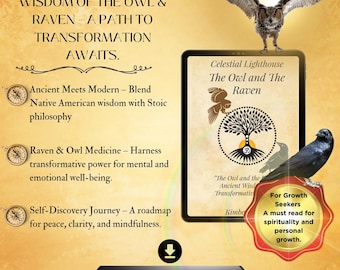 The Owl and the Raven Spiritual Guide | Animal Wisdom| Stoic & Indigenous Meditation | Faith-Based Growth Reflections PDF