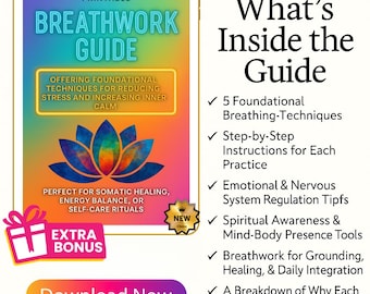 Breathing Exercises Guide: Stress Relief & Relaxation Techniques (PDF)