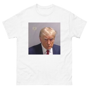 Donald Trump 2023 Indictment Tour Unisex T-Shirt / Trump Mug Shot Unisex T-Shirt