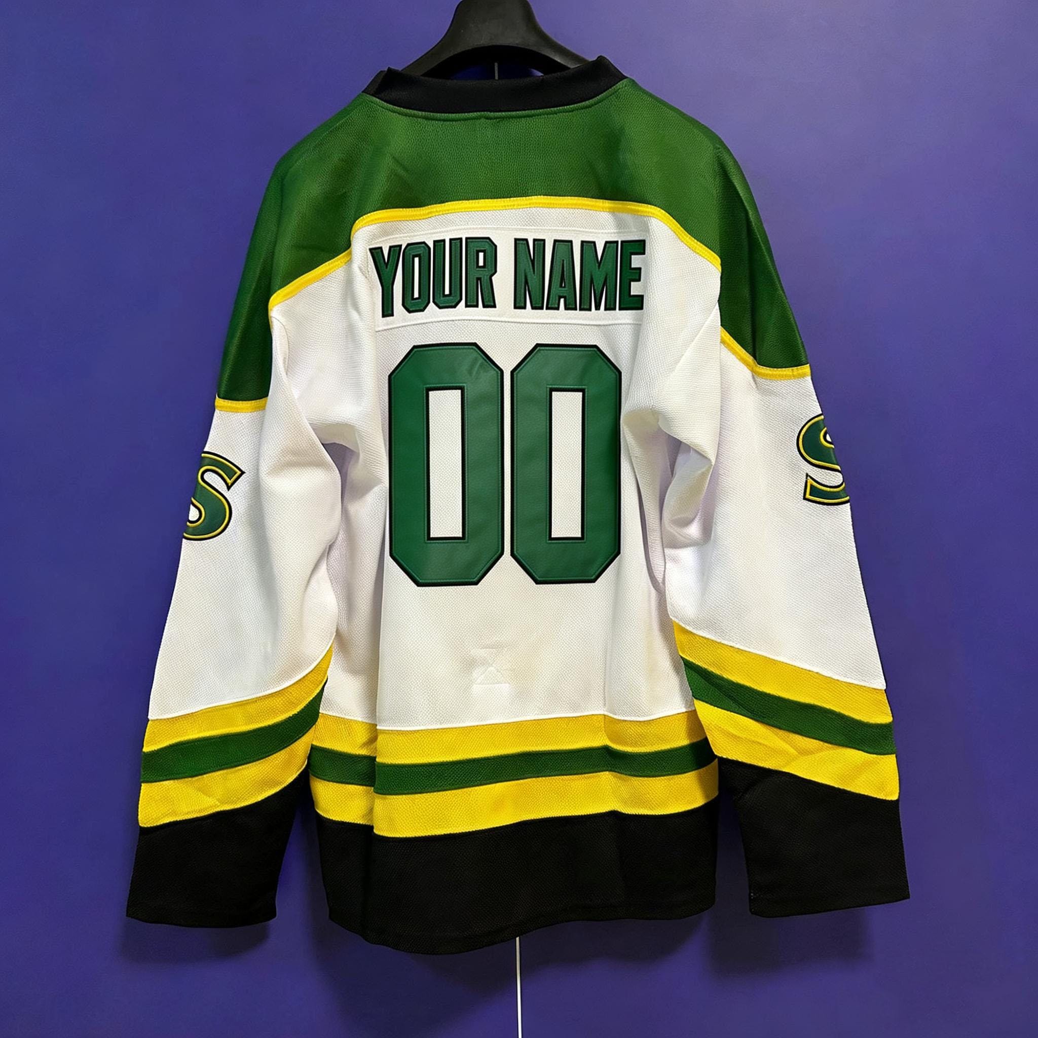Custom St John's Shamrocks Hockey Jersey Ross the Boss Rhea #3