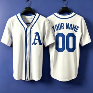 Vintage 1920s Philadelphia A's Baseball Jersey, Custom Name Number, Youth Kids Adult Jersey