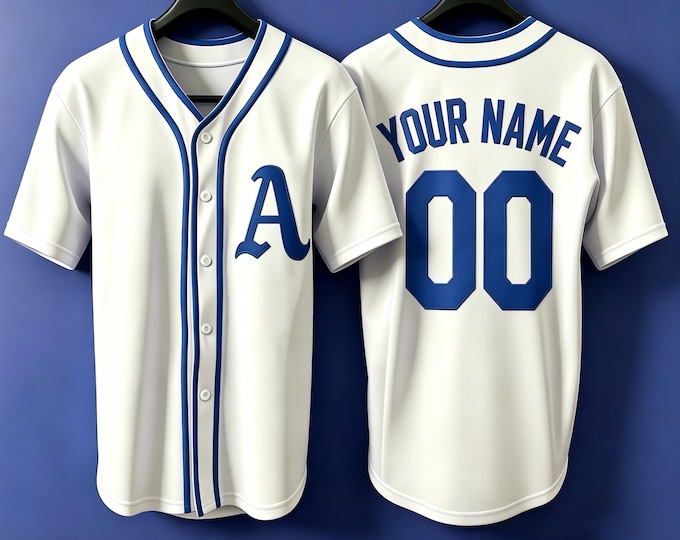 Vintage 1920s Philadelphia A's Baseball Jersey, Custom Name Number, Youth Kids Adult Jersey