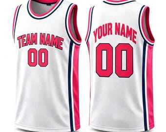 Custom Basketball Jersey Personalized basketball jersey for Men, Women and Kids, basketball jersey for engagement, wedding, bachelor party