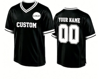 Custom Football Jersey Personalized soccer jersey, custom jersey with team name, number and color, sports fan shirt, personalized gift