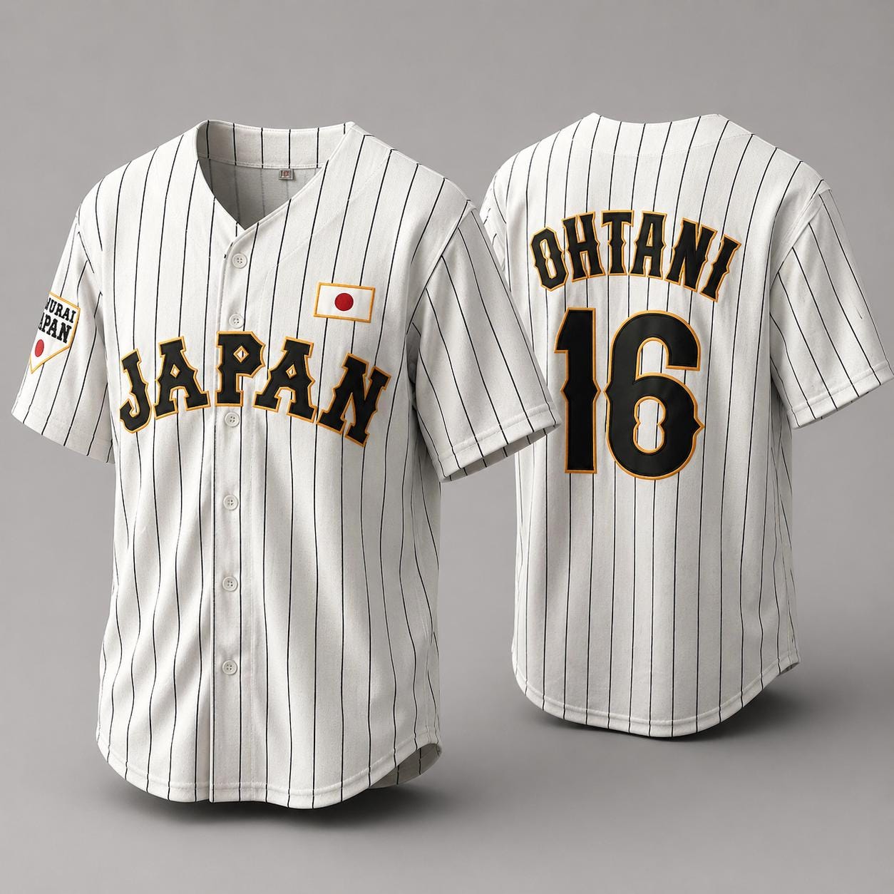 Throwback Baseball Jerseys Suzuki Ohtani #16 Team Japan Samurai