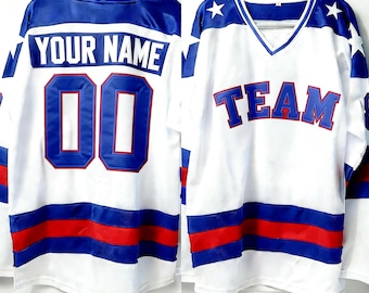 Custom Hockey Jerseys 1980 USA Vintage Jersey 17 O'Callahan 21 Eruzione 30 Craig Hockey Jerseys For Men Stitched Letters and Numbers