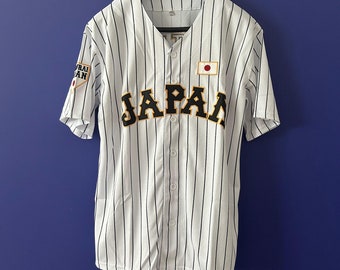 Maillots de baseball Suzuki Ohtani #16 Team Japan Samurai Chemises cousues Nom personnalisé, Taille jeunesse/adulte