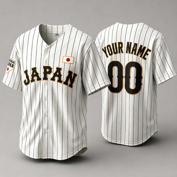 Throwback Baseball Jerseys Suzuki Ohtani #16 Team Japan Samurai