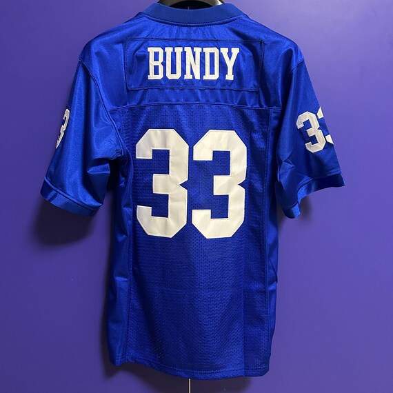 Maillot De Football Al Bundy Polk #33 – Homme Taille M – Bleu