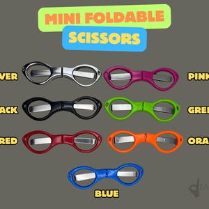 Mini Foldable Scissors | Nursing Scissor, Medical Scissor, Mini Shears, Teacher Scissor, Compact & Travel-Friendly