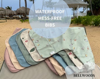 Waterproof Long Sleeve Baby Toddler Feeding Bib | Mess Proof Kids Apron