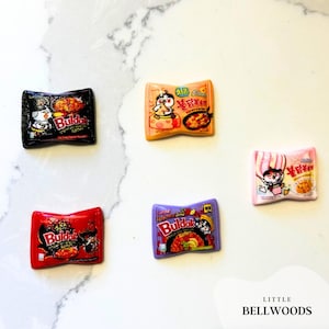Cute Shoe Charms | Kawaii Shoe Charm | Shoe Clips | Shoe Pins | Shoe Charms | Korean Noodles, Buldak Ramen, HK