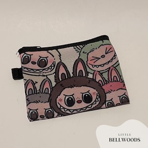 Monster Coin Pouch | Canvas Bag|  Purse | Cardholder Wallet