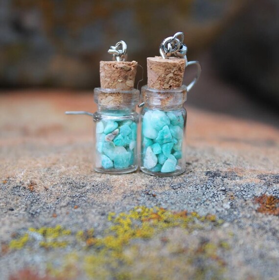 Mini jar earrings deals