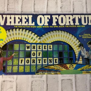 Vintage 1985 Wheel of Fortune Game