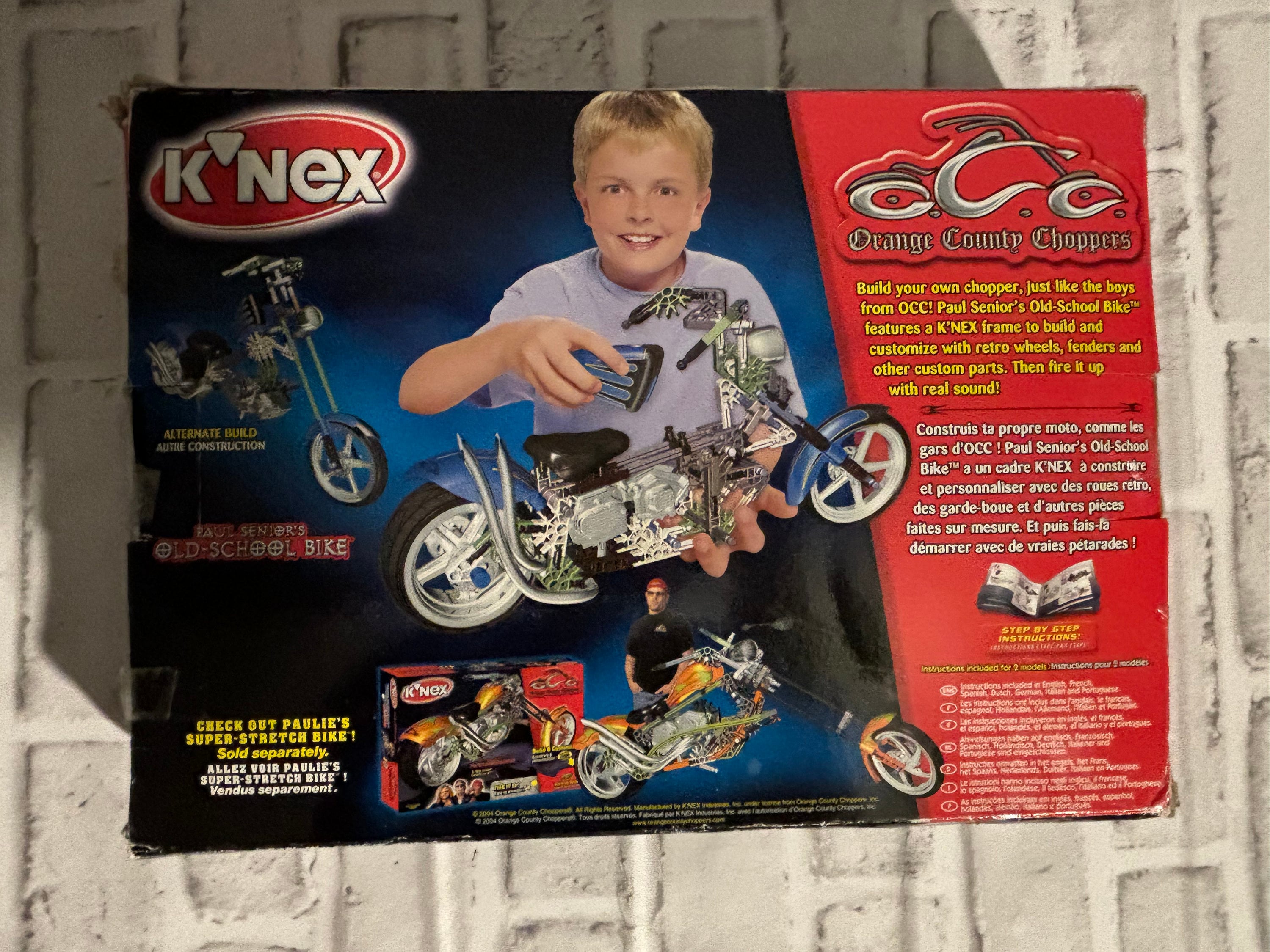 Vintage 2004 K'nex Orange County Chopper Toy Building Set - Etsy