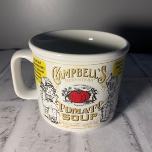 Vintage 1999 Campbells Beef steak tomato soup Westwood mug