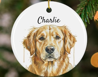 Custom Pet Ornament, Personalized Dog Ornament, Dog Remembrance Gift, Custom Dog Ornament for Christmas