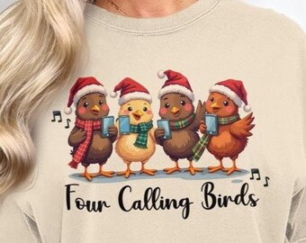 Twelve Days of Christmas T-Shirt, Comfort Colors, Music Teacher Shirt, Holiday Tee, Christmas Gifts, Christmas Chickens, Plus Sizes, Party