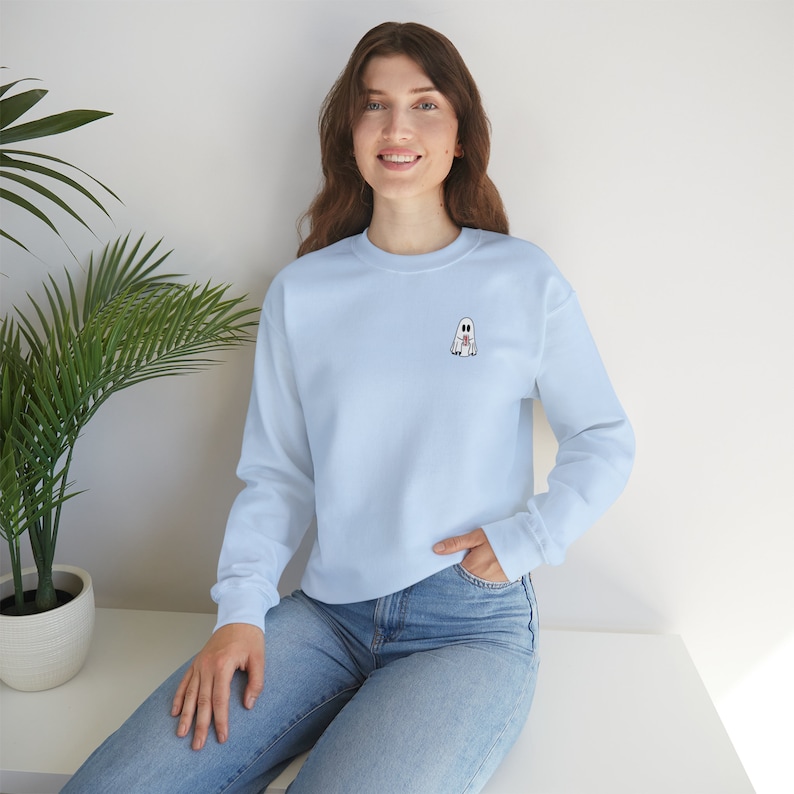 Diet Coke Ghost Pullover, Geist trinken Sweatshirt, Diet Coke, Spooky Ghost Shirt, Halloween Ghost Tee, PSL, Spooky Season, Spooky Szn, Bild 7