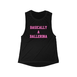 Barre Workout Tank, Barre Shirt mit entspannter Passform, im Grunde eine Ballerina, Barre Shirt, Pilates Racerback, Yoga Tank, Ballett Barre, Fitnessbekleidung