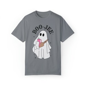 BooJee Shirt, BooJee Tee, Cute Ghost Tee, Comfort Colors Tee, Boujee Ghost Tshirt, Trendy Fall Tshirt, Halloween Shirt, Bougie, Boojee image 7