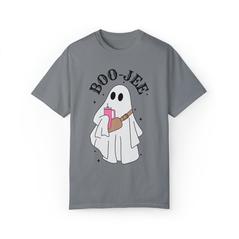 BooJee Shirt, BooJee Tee, Cute Ghost Tee, Comfort Colors Tee, Boujee Ghost Tshirt, Trendy Fall Tshirt, Halloween Shirt, Bougie, Boojee image 7