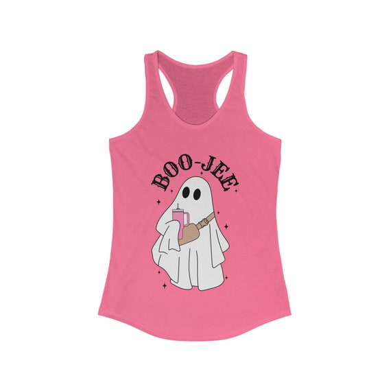 Boojee Shirt, BooJee Tank, Cute Ghost Tee, Halloween Workout Top, Halloween Racerback, Halloween Tshirt, Cute Ghost, BooJee, Bougie