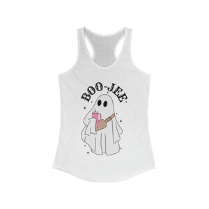 Boojee Shirt, BooJee Tank, Cute Ghost Tee, Halloween Workout Top, Halloween Racerback, Halloween Tshirt, Cute Ghost, BooJee, Bougie image 3
