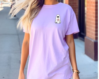 Diet Coke Ghost Tshirt, Diet Coke Tee, Halloween Ghost Drinking Diet Coke Shirt, Spooky Ghost, BooJee, Comfort Colors Shirt, süßes Gespenst, PSL