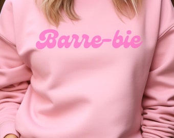Barre, Barre-bie-Sweatshirt mit Rundhalsausschnitt, Barre-Sweatshirts, Workout-Shirts, Barre-Shirts, reine Barre-Shirts, individuelle Sweatshirts, Trainingsoberteile