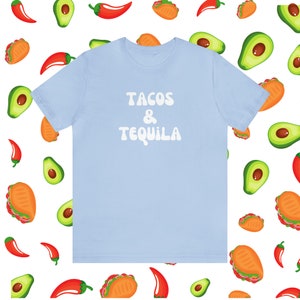 Tacos and Tequila TShirt, Tacos & Tequila Shirt, Taco Tuesday Tee, Tacos and Margs, Funny Tacos Shirt