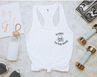 Barre Shirt, Barre Tank, Barre, Fitness Bekleidung, Barre zum Knochen Tank, Pilates Tank , Pilates, Yoga Tank, Pilates Shirt, Womens Workout T-Shirt