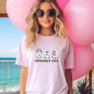 Spooky Szn Comfort Colors Tee, Spooky Ghost Tee, BooJee Ghost Sweatshirt, Boo Jee Ghost Shirt, PSL, Its Fall Y&#39;all Pullover, October Shirt