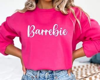 Barrebie, Barre Hoodie, Übergroßes Barre Sweatshirt, Barre in Übergröße, Pilates Rundhalsausschnitt, Barre Ausbilder Rundhalsausschnitt, Barre Liebhaber, Pure Barre