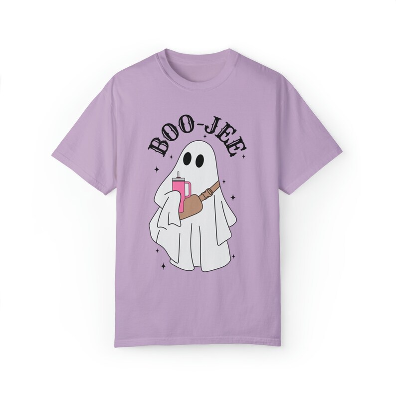 BooJee Shirt, BooJee Tee, Cute Ghost Tee, Comfort Colors Tee, Boujee Ghost Tshirt, Trendy Fall Tshirt, Halloween Shirt, Bougie, Boojee image 6