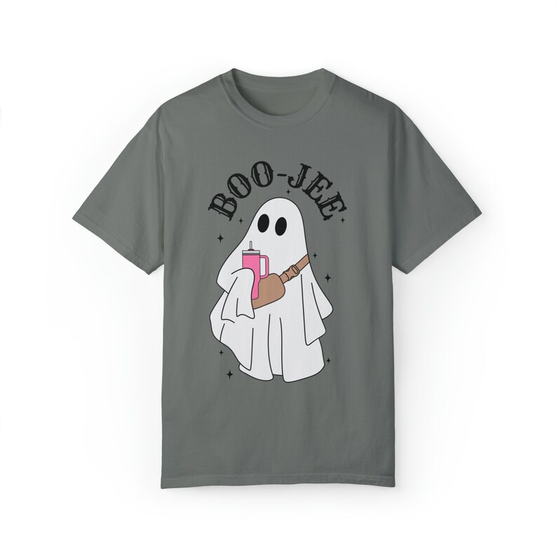 BooJee Shirt, BooJee Tee, Cute Ghost Tee, Comfort Colors Tee, Boujee Ghost Tshirt, Trendy Fall Tshirt, Halloween Shirt, Bougie, Boojee image 4