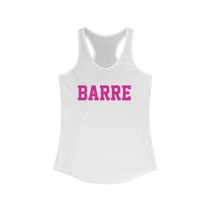 Barre Tank, Barre Workout Shirt, Barre, Fitness Bekleidung, Pilates Tee, Barre Geschenke, Pilates Geschenk, Yoga, Barre Instructor, Workout Tank,Ballet Bild 3