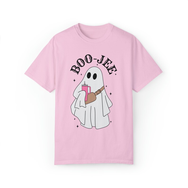 BooJee Shirt, BooJee Tee, Cute Ghost Tee, Comfort Colors Tee, Boujee Ghost Tshirt, Trendy Fall Tshirt, Halloween Shirt, Bougie, Boojee image 3