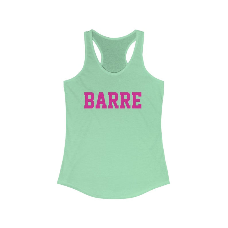 Barre Tank, Barre Workout Shirt, Barre, Fitness Bekleidung, Pilates Tee, Barre Geschenke, Pilates Geschenk, Yoga, Barre Instructor, Workout Tank,Ballet Bild 6