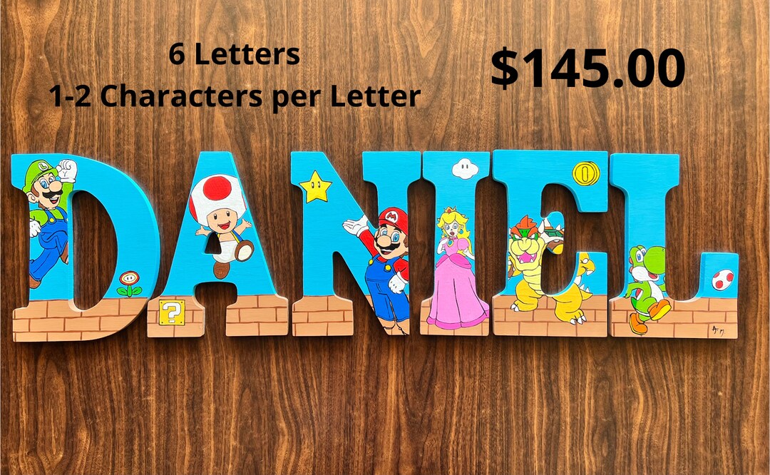 Custom Hand Painted LETTERS Custom Letters Hand Painted - Etsy